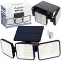 Miniatyrbillede 1 af 11: BEMI SOLARLAMPE MED skumringsbevægelsessensor 180 LED 3 LYSPUNKTER