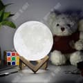 Miniatyrbild 3 av 4: TD® Moon Lamp, Touch Moonlight Nattlampa i sovrummet, 3D Uppladdningsbar Switch Heminredning, fin present till en vän