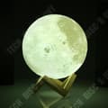 Miniatyrbild 4 av 4: TD® 20 Cm Moon LED Bordslampa Fäste/Touch Switch 3D Dekoration / Interiör Sovrum vardagsrum/Gult Vitt Ljus