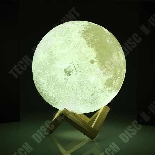 TD® 20 Cm Moon LED Bordslampa Fäste/Touch Switch 3D Dekoration / Interiör Sovrum vardagsrum/Gult Vitt Ljus