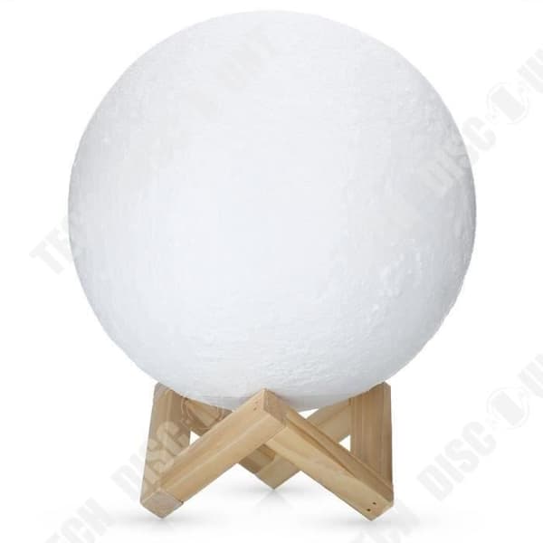 TD® 20 Cm Moon LED Bordslampa Fäste/Touch Switch 3D Dekoration / Interiör Sovrum vardagsrum/Gult Vitt Ljus