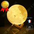 Miniatyrbild 1 av 4: TD® 20 Cm Moon LED Bordslampa Fäste/Touch Switch 3D Dekoration / Interiör Sovrum vardagsrum/Gult Vitt Ljus