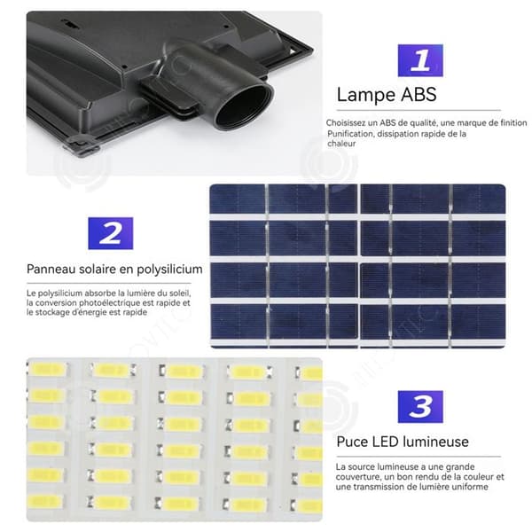 INN 200W Solar Lampa med Fjärrkontroll Super Bright Solar Lamp Outdoor 12000mAh Batteri för Garden Corridor Solar Beacon