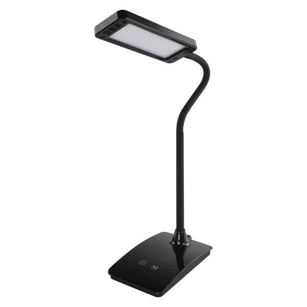 Emos bordslampa - Z7599B - Les, Eddy Black LED bordslampa, metall, Svart, 15,5 x 9,5 x 26 cm