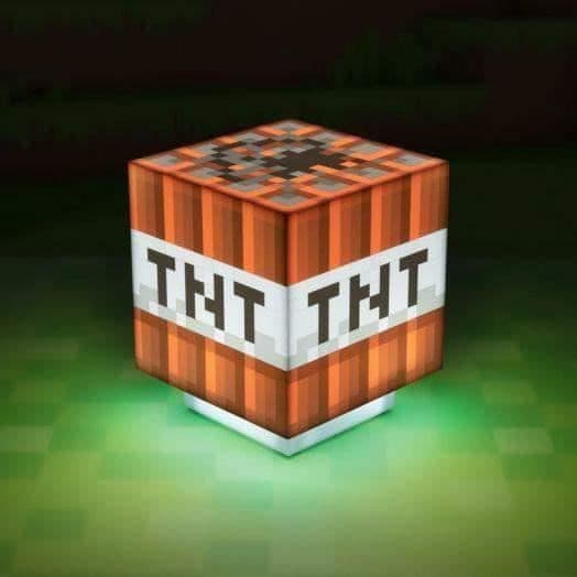Lampe - Grupo Erik - Minecraft TNT - PVC - Ljud effekter - 1 glödlampa behövs