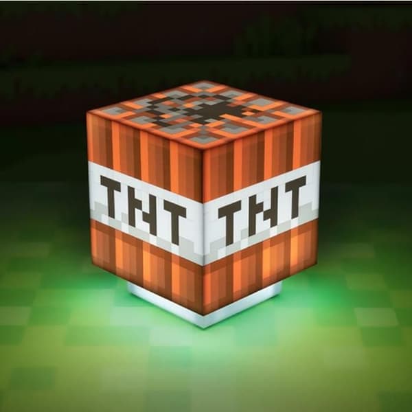 Lampe - Grupo Erik - Minecraft TNT - PVC - Ljud effekter - 1 glödlampa behövs