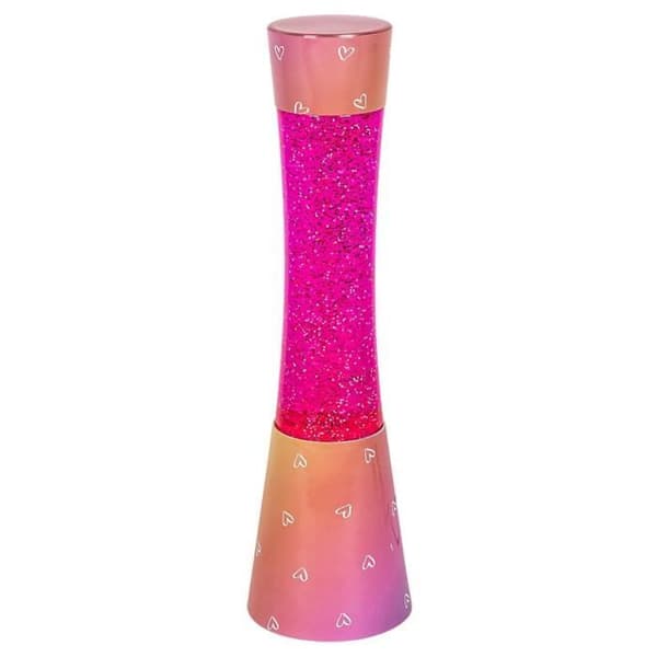 Rabalux Minka lavalampa, Gy6.35 20W lavalampa, 39,5 cm, rosa - dekorativ lampa Rosa
