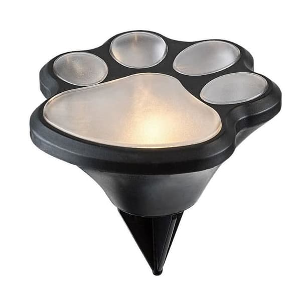 Utomhussolarlampa, 4 ben, i plast Rabalux - svart - 13,5x17x11 cm