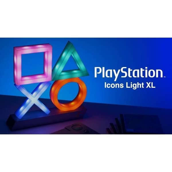 PALADONE PlayStation-lampa: Symboler XL Multifärg