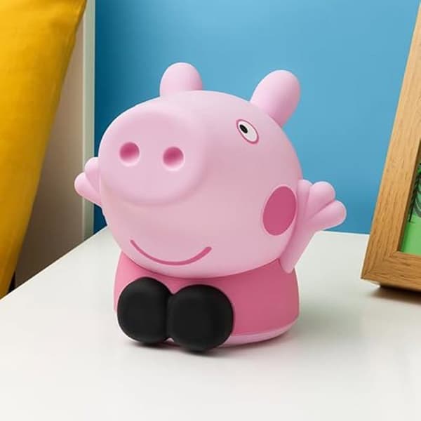 Skrivbordslampa - PALADONE - Peppa Pig Squishy - Uppladdningsbar USB - Flerfärgad - Barn