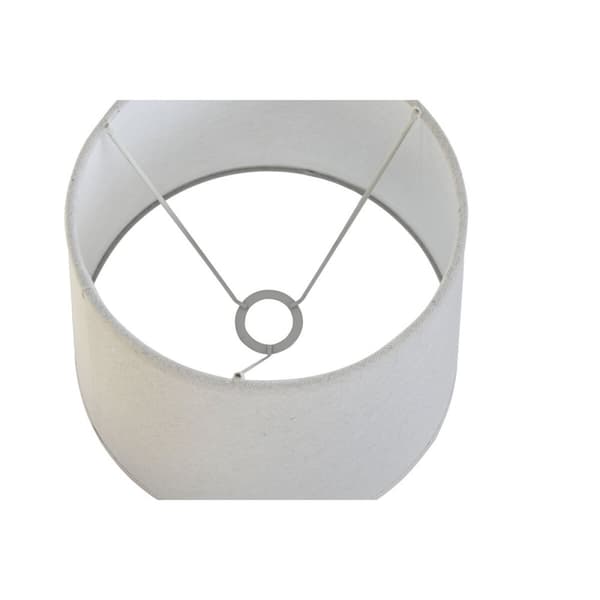 Lampeskærm Home ESPRIT Beige Hør Metal 40 x 40 x 25 cm (2 enheder)