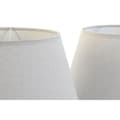 Pikkukuva 2 / 3: Lampunvarjostin Home ESPRIT Beige Pellava Metalli 40 x 40 x 25 cm (2 osaa)