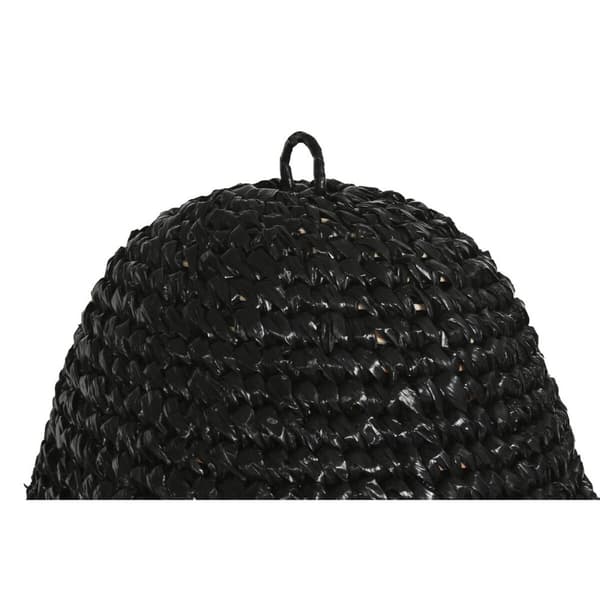 Lampeskjerm Home ESPRIT Svart Raffia 60 x 60 x 80 cm