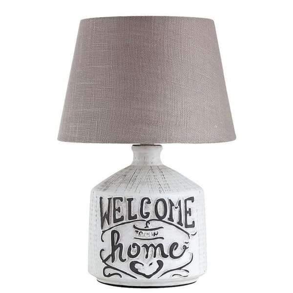 RABALUX Petra lampa • Färg: beige • vit • Material: keramik • Ref: 4386 Beige, Grå