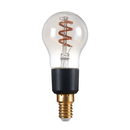 EGLO E14 P45 Spiral Smart Bulb – Smoke Glass, Warm White, Zigbee & Bluetooth