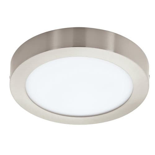 EGLO Fueva-Z Smart Ceiling Lamp Ø21 – Brushed Steel with Zigbee & Bluetooth Nickel, Vit