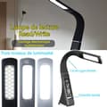 Miniatyrbild 3 av 4: Nattduksbordslampa - TD® - Taktile - LED - Svart - 5 intensiteter - Barn