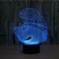 Miniatyrbild 4 av 4: Julklapp för barn 3D Smurfarna Formade Nattljus LED 7 Färger Byt skrivbordslampa Sovrumsdekoration Creat