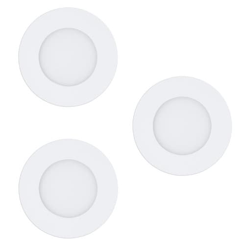 EGLO Fueva-Z Set of 3 Recessed Lights Ø8.5 – Smart Tunable White