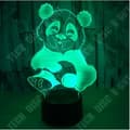 Miniatyrbild 3 av 4: TD® Nya Panda 3D Nattljus Present Kreativa 3D-lampor Dekorativa lampor Nya Exotiska Färgglada Touch Liten Bordslampa