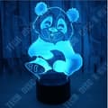 Miniatyrbild 1 av 4: TD® Nya Panda 3D Nattljus Present Kreativa 3D-lampor Dekorativa lampor Nya Exotiska Färgglada Touch Liten Bordslampa