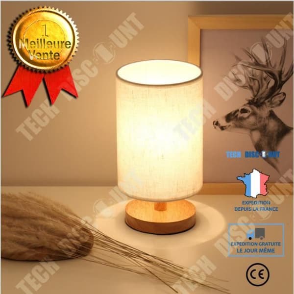 TD® Creative Solid Wood Dimbar bordslampa Nordic Gift Warm Power Nattlampa