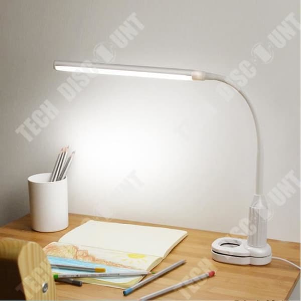 TD® LED Eye Protect Bordslampa Nattljus Sängbordslampa USB-hopfällbar peksensorkontroll