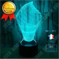 Miniatyrbild 2 av 4: TD® Ny 3D Glass Färgglad Liten Bordslampa Touch Present Qilin Glass Färgrik 3D Nattljus 3D Liten Atmosfär