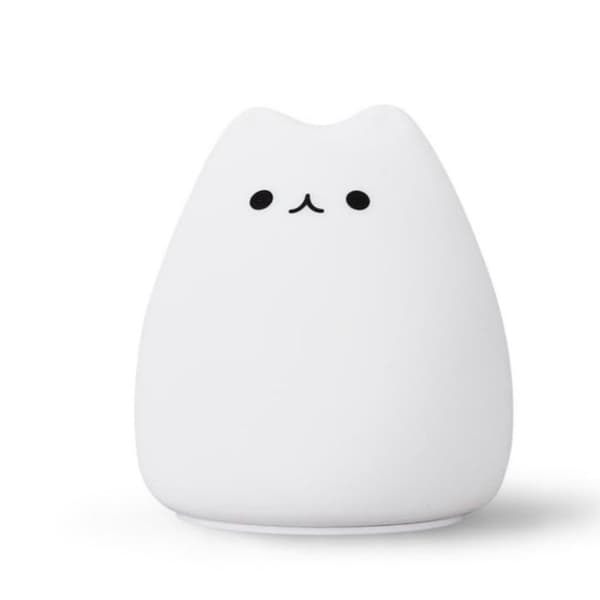 TD® Cat LED-nattlampa för babybarn Bärbar sänglampa Idealisk för sovrumsvardagsrum och utomhuskontrollerbar av T