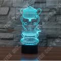 Miniatyrbild 2 av 4: TD® 3D-lampa Optisk illusion Led Nattljus 3D-lampa 7 Färg Led Nattlampor För Barn Touch Led Bord Usb Lampara La