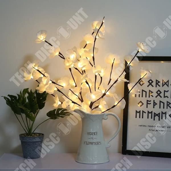 TD® String Lights Led Simulering Butterfly Orchid Branch Lamp Hem Sovrum Semesterdekoration - Modell