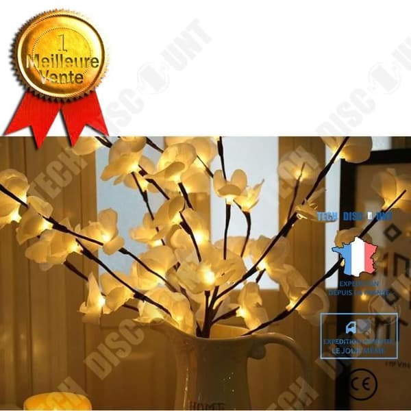 TD® String Lights Led Simulering Butterfly Orchid Branch Lamp Hem Sovrum Semesterdekoration - Modell