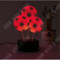 Miniatyrbild 2 av 4: TD® 3D Optisk Illusion Lampa Led Nattljus 3D Led Nattljus Ballong Fotboll Fotboll Lampada Led 7 Färgglada Gradient Touch Creati