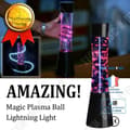 Miniatyrbild 1 av 4: TD® Touch sensor lampa svart ABS optisk effekt neon gas skapa med plasma neon lampa inredning el följ finger