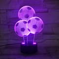 Miniatyrbild 3 av 4: TD® Optisk bordslampa dekorativ touch 7 färger optisk illusion - fotbollsmodell - låg förbrukning USB-kabel 3 AAA-batterier