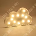 Miniatyrbild 2 av 4: TD® Barns moln sovrumslampa moln inredning LED-belysning moln form vit färg baby barn sovrum LED