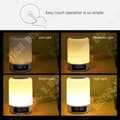 Miniatyrbild 2 av 4: TD® Multicolor trådlös bluetooth-lampa högtalare kompatibel multifunktions LED-lampa 4 ljusstyrka intensiteter avkopplande atmosfär