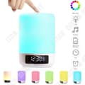 Miniatyrbild 1 av 4: TD® Multicolor trådlös bluetooth-lampa högtalare kompatibel multifunktions LED-lampa 4 ljusstyrka intensiteter avkopplande atmosfär
