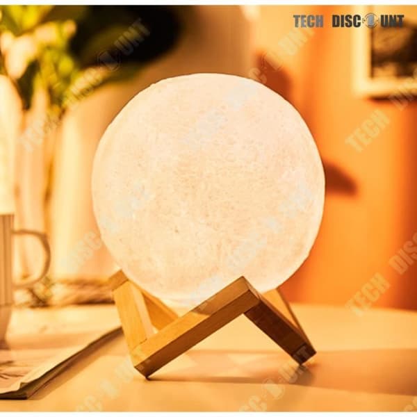 TD® 3D månformad LED-lampa Barnrumsatmosfär dröm skönhet/Modernt föremål trendljus inredning