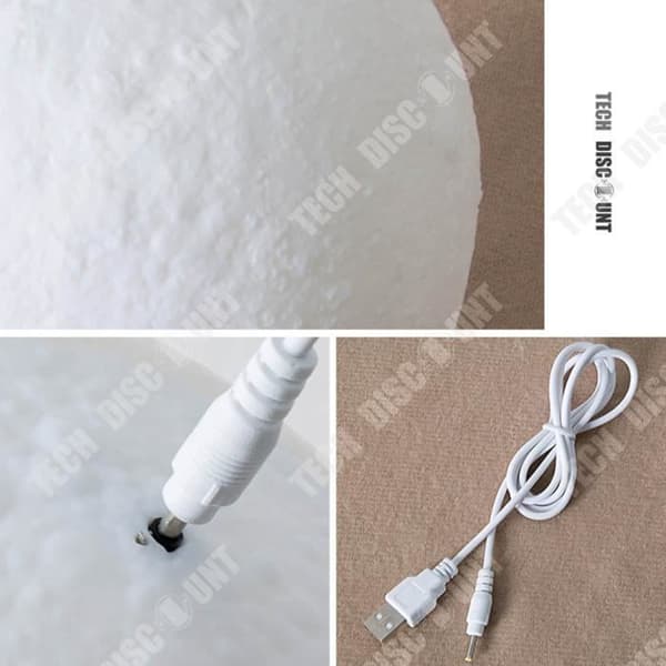 TD® 3D månformad LED-lampa Barnrumsatmosfär dröm skönhet/Modernt föremål trendljus inredning