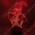 Miniatyrbild 1 av 3: TD® Optisk bordslampa dekorativ taktil 7 färger optisk illusion - spider-man modell - låg förbrukning USB-kabel 3 AA-batterier