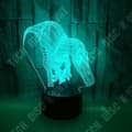 Miniatyrbild 2 av 4: TD® Optisk bordslampa dekorativ touch 7 färger optisk illusion dinosauriemodell - låg förbrukning USB-kabel eller 3 batterier