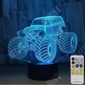 Miniatyrbild 3 av 4: TD® Optisk bordslampa dekorativ touch 7 färger optisk illusion - lastbilsmodell - låg förbrukning USB-kabel eller 3 AAA-batterier