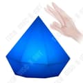 Miniatyrbild 3 av 4: TD® Diamantformad Nattlampa 3 AAA-batterier Sänglampa ABS Silikon Konisk Belysning Diamantformad Nattlampa