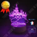 Miniatyrbild 1 av 4: TD® Optisk bordslampa dekorativ touch 7 färger optisk illusion - slottsmodell - låg förbrukning USB-kabel 3 AAA-batterier