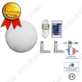 Miniatyrbild 1 av 4: TD® Lunar sovrumslampa Färger LED-ljus USB Laddningslängd Kabel Träställ med manuell fantastisk 3D-effekt