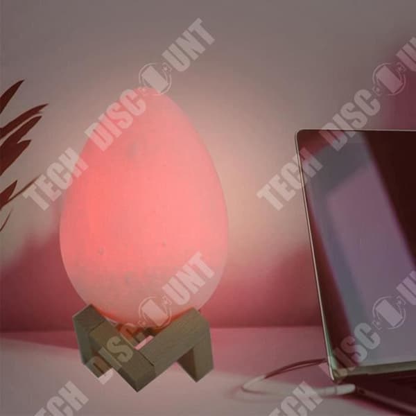 TD® Äggformad lampa Inredning Ägglampa LED 16 färger Sänglampa Nattlampa