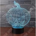 Miniatyrbild 2 av 3: TD® Optisk bordslampa dekorativ touch 7 färger optisk illusion - pumpamodell - lågförbrukning USB-kabel 3 AA-batterier