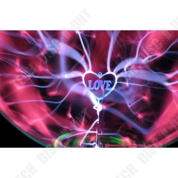TD® Electrostatic Jon Light Ball - Lightning Sensitive Touch Magic Ball - Nattlampa vid sängen LOVE Night Light