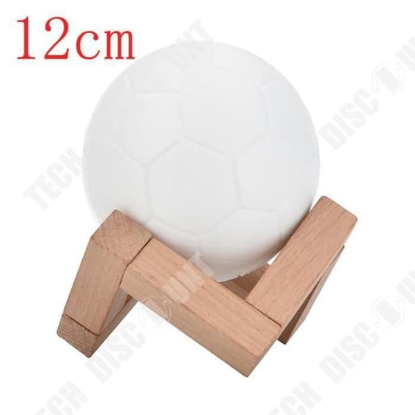 TD® Bordslampa fotboll boll LED-ljus inredning fotboll modell boll LED-ljus energisparande vit